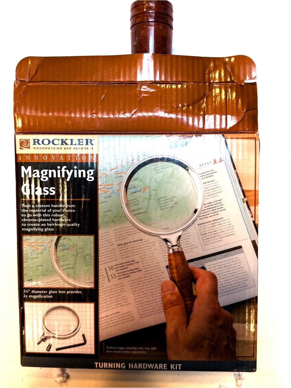 Brown Handled Magnifying Glass - Home Decor Accent